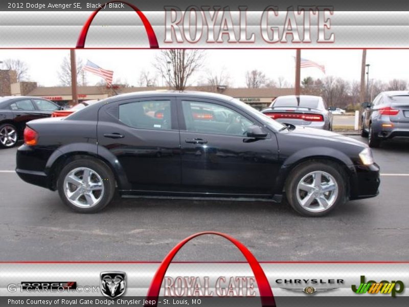 Black / Black 2012 Dodge Avenger SE