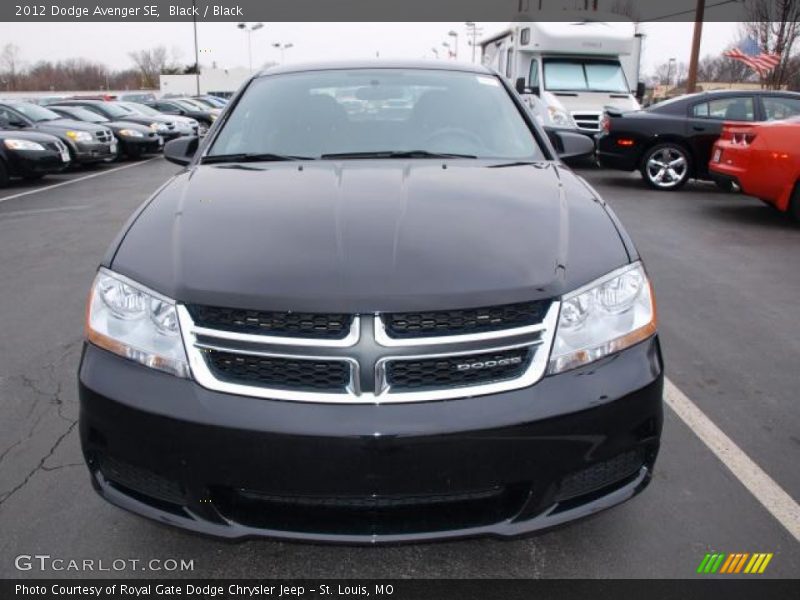 Black / Black 2012 Dodge Avenger SE
