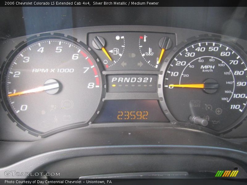 Silver Birch Metallic / Medium Pewter 2006 Chevrolet Colorado LS Extended Cab 4x4