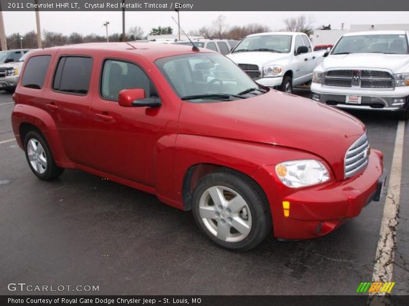 Crystal Red Metallic Tintcoat / Ebony 2011 Chevrolet HHR LT
