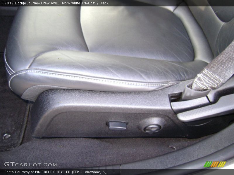Ivory White Tri-Coat / Black 2012 Dodge Journey Crew AWD