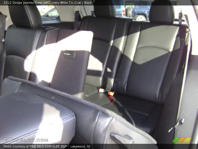 Ivory White Tri-Coat / Black 2012 Dodge Journey Crew AWD