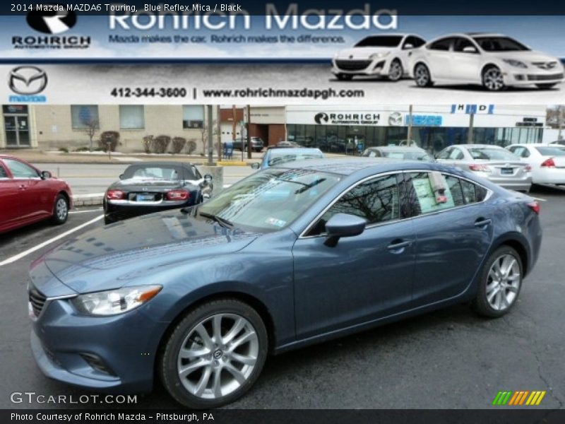 Blue Reflex Mica / Black 2014 Mazda MAZDA6 Touring