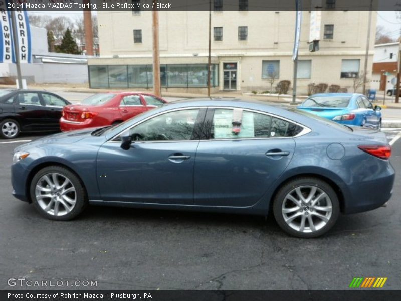 Blue Reflex Mica / Black 2014 Mazda MAZDA6 Touring