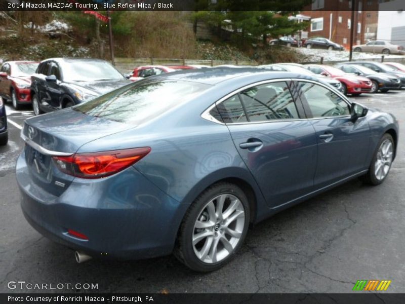 Blue Reflex Mica / Black 2014 Mazda MAZDA6 Touring