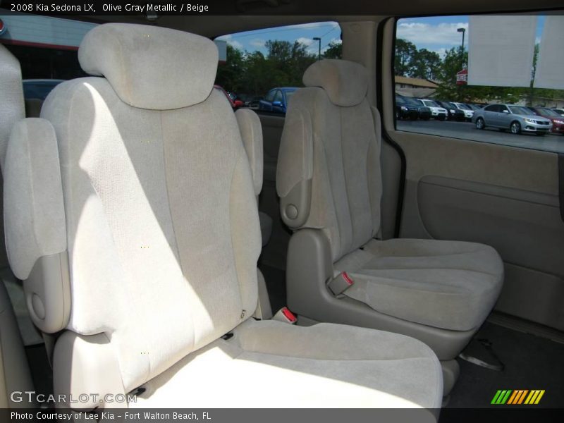 Olive Gray Metallic / Beige 2008 Kia Sedona LX