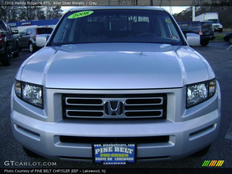 Billet Silver Metallic / Gray 2008 Honda Ridgeline RTS