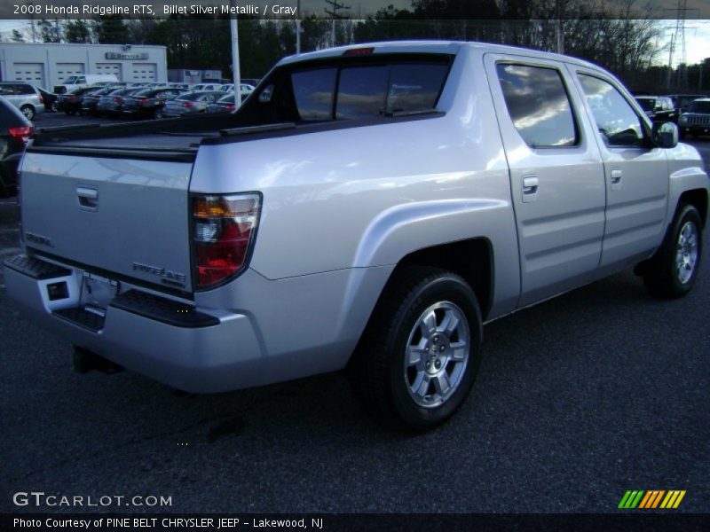 Billet Silver Metallic / Gray 2008 Honda Ridgeline RTS