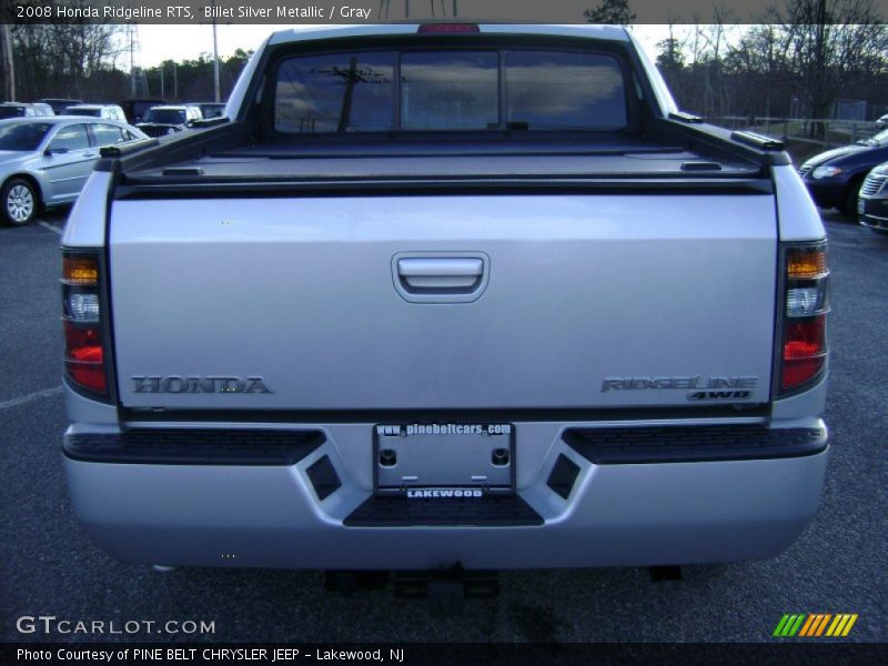 Billet Silver Metallic / Gray 2008 Honda Ridgeline RTS