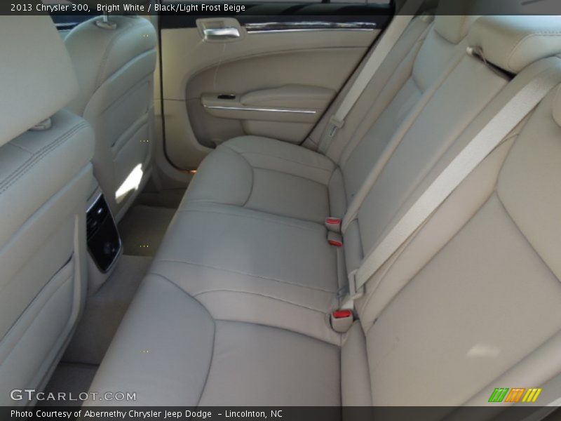 Bright White / Black/Light Frost Beige 2013 Chrysler 300