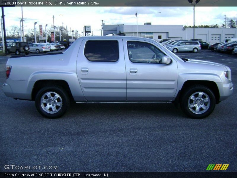 Billet Silver Metallic / Gray 2008 Honda Ridgeline RTS