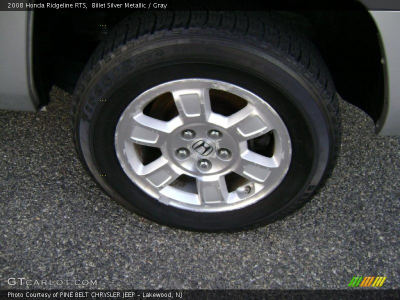 Billet Silver Metallic / Gray 2008 Honda Ridgeline RTS