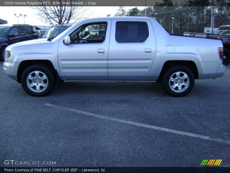 Billet Silver Metallic / Gray 2008 Honda Ridgeline RTS