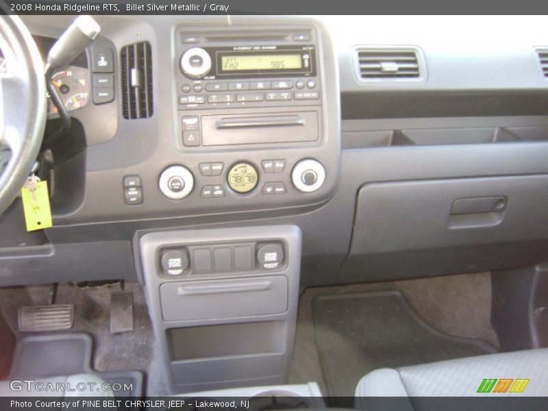 Billet Silver Metallic / Gray 2008 Honda Ridgeline RTS