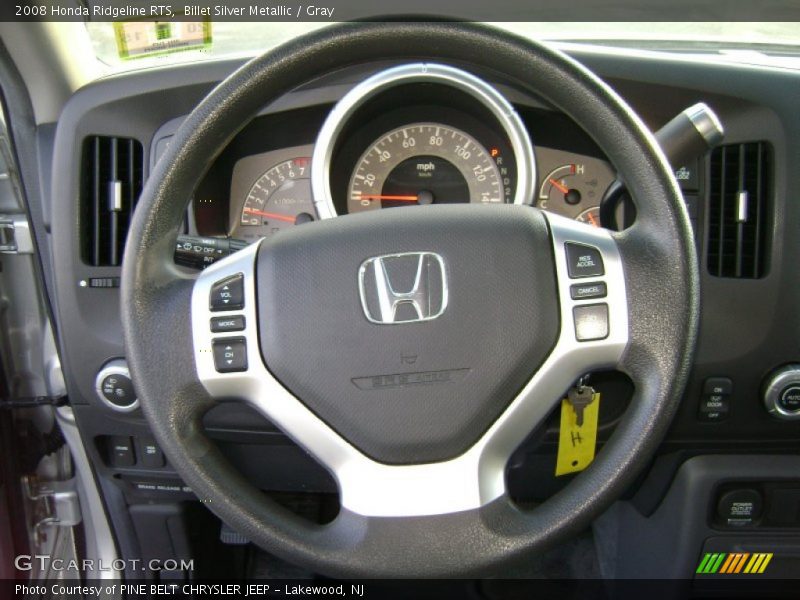 Billet Silver Metallic / Gray 2008 Honda Ridgeline RTS