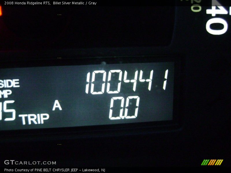 Billet Silver Metallic / Gray 2008 Honda Ridgeline RTS