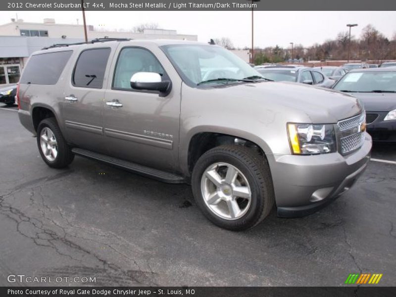 Mocha Steel Metallic / Light Titanium/Dark Titanium 2012 Chevrolet Suburban LT 4x4