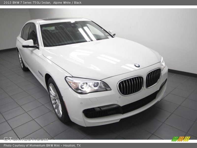 Alpine White / Black 2013 BMW 7 Series 750Li Sedan