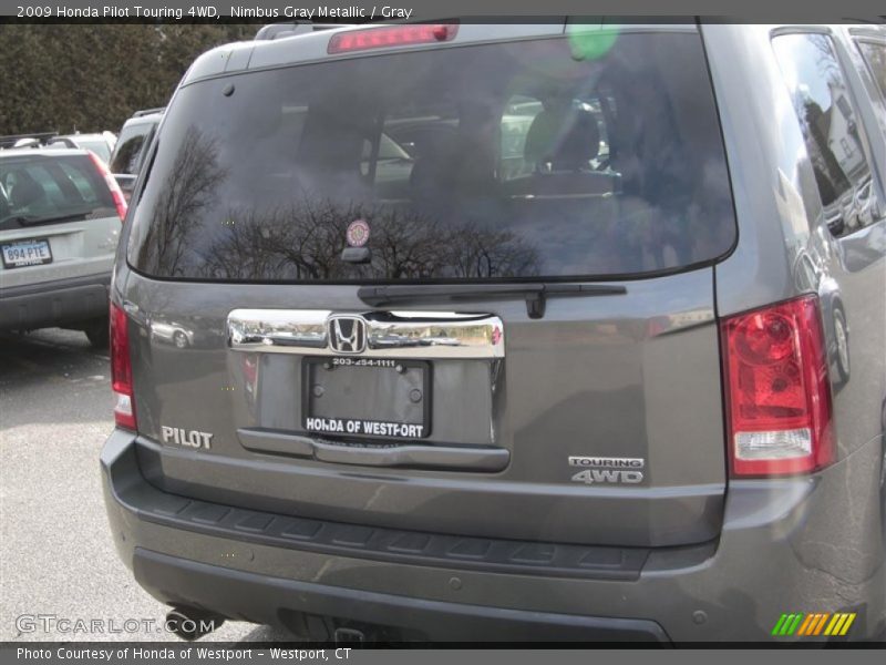 Nimbus Gray Metallic / Gray 2009 Honda Pilot Touring 4WD