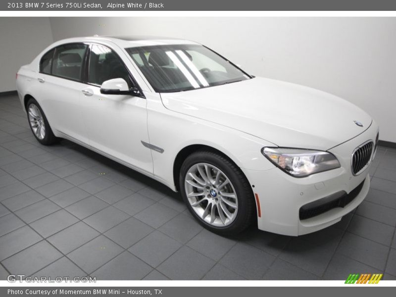 Alpine White / Black 2013 BMW 7 Series 750Li Sedan