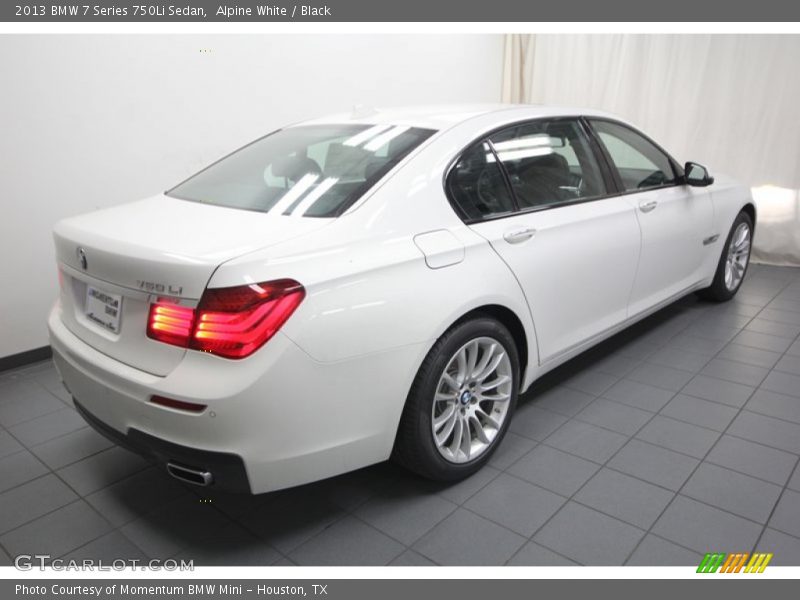 Alpine White / Black 2013 BMW 7 Series 750Li Sedan