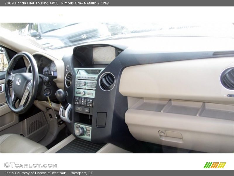 Nimbus Gray Metallic / Gray 2009 Honda Pilot Touring 4WD