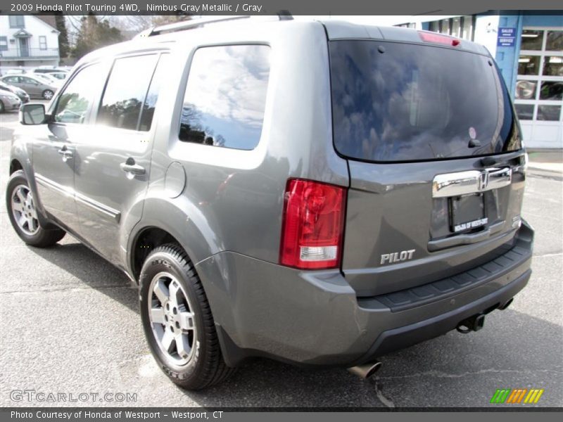Nimbus Gray Metallic / Gray 2009 Honda Pilot Touring 4WD
