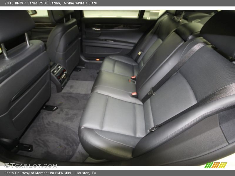 Alpine White / Black 2013 BMW 7 Series 750Li Sedan