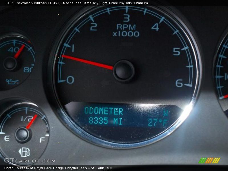 Mocha Steel Metallic / Light Titanium/Dark Titanium 2012 Chevrolet Suburban LT 4x4