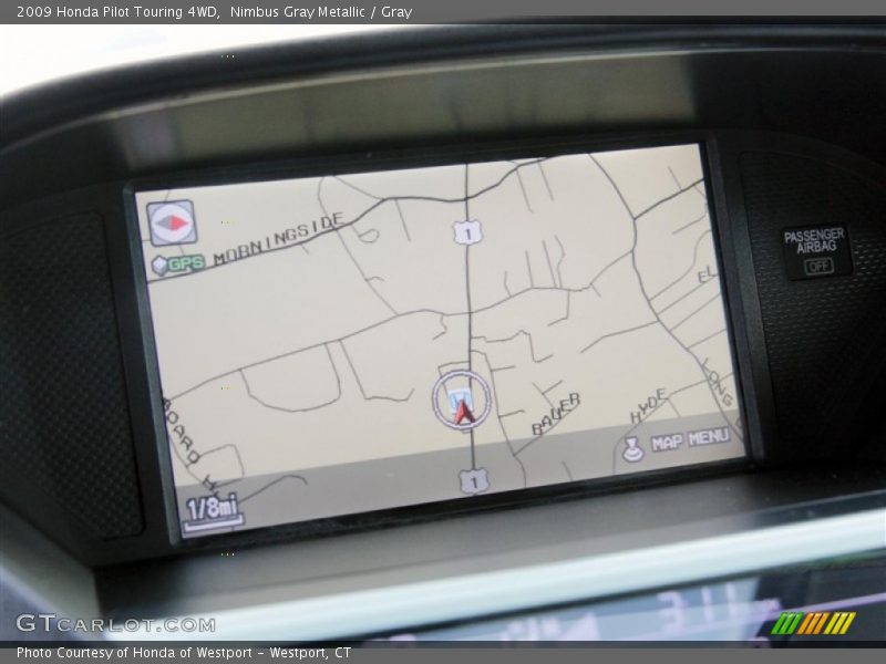 Nimbus Gray Metallic / Gray 2009 Honda Pilot Touring 4WD