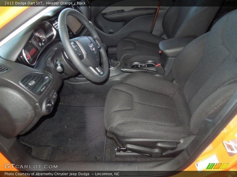Header Orange / Black 2013 Dodge Dart SXT