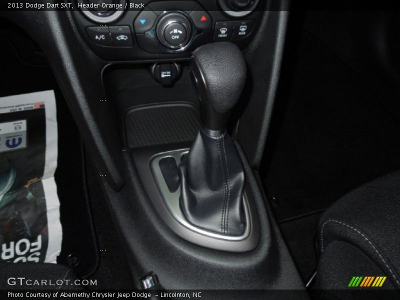 Header Orange / Black 2013 Dodge Dart SXT