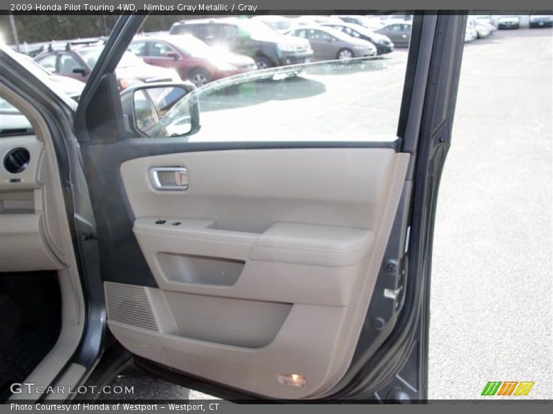 Nimbus Gray Metallic / Gray 2009 Honda Pilot Touring 4WD