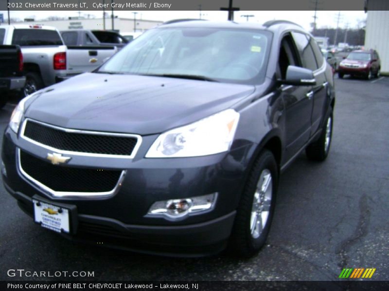 Cyber Gray Metallic / Ebony 2012 Chevrolet Traverse LT
