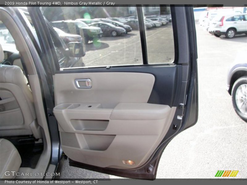 Nimbus Gray Metallic / Gray 2009 Honda Pilot Touring 4WD