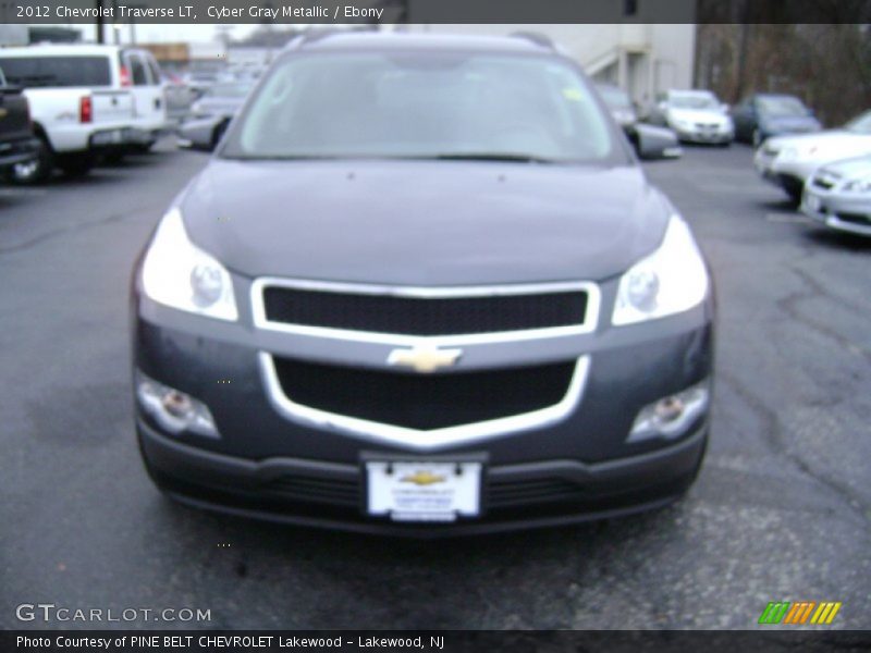 Cyber Gray Metallic / Ebony 2012 Chevrolet Traverse LT