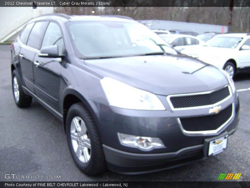 Cyber Gray Metallic / Ebony 2012 Chevrolet Traverse LT