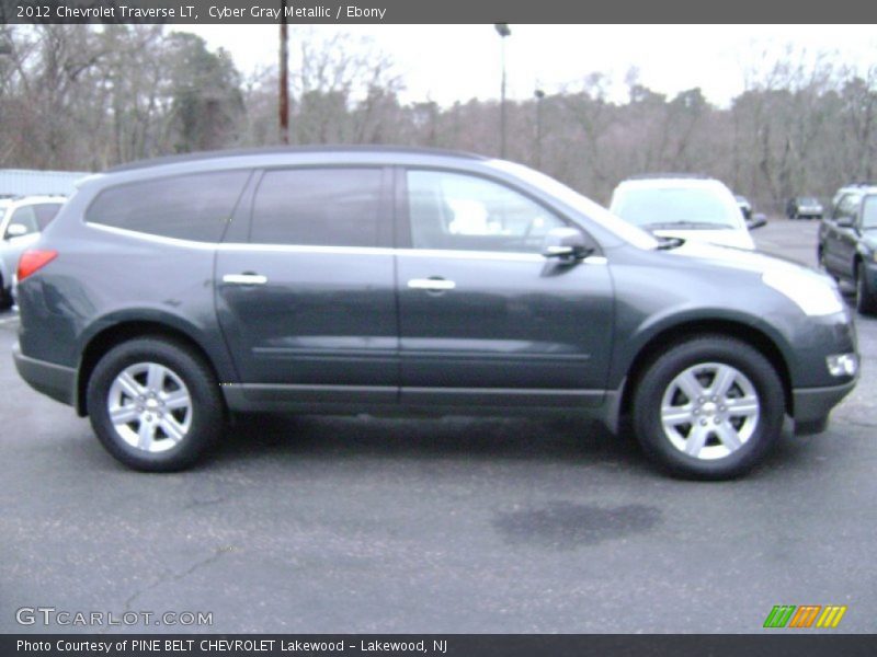 Cyber Gray Metallic / Ebony 2012 Chevrolet Traverse LT
