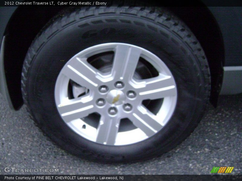 Cyber Gray Metallic / Ebony 2012 Chevrolet Traverse LT