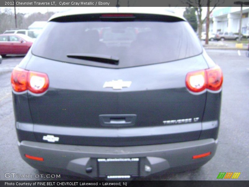 Cyber Gray Metallic / Ebony 2012 Chevrolet Traverse LT