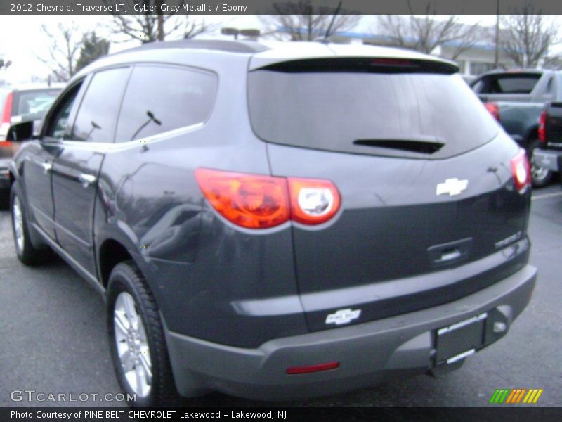 Cyber Gray Metallic / Ebony 2012 Chevrolet Traverse LT