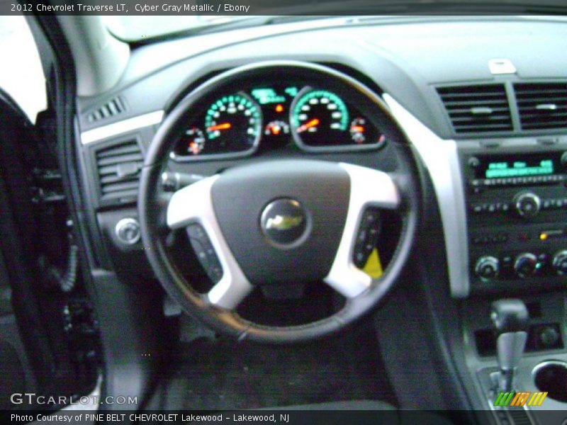 Cyber Gray Metallic / Ebony 2012 Chevrolet Traverse LT