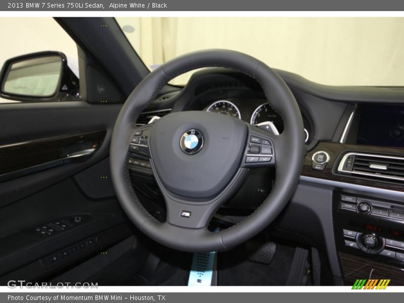 Alpine White / Black 2013 BMW 7 Series 750Li Sedan