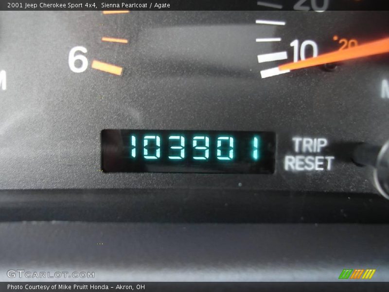 Sienna Pearlcoat / Agate 2001 Jeep Cherokee Sport 4x4