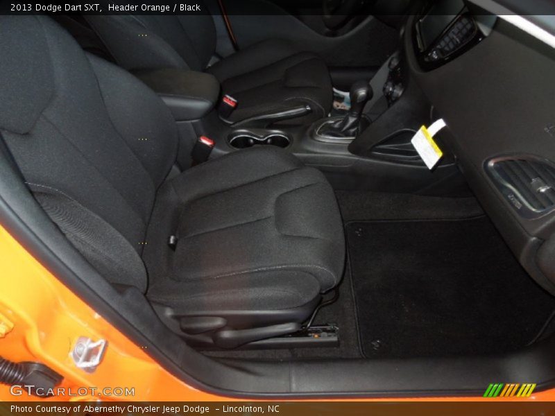 Header Orange / Black 2013 Dodge Dart SXT