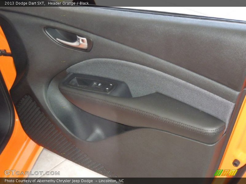Header Orange / Black 2013 Dodge Dart SXT