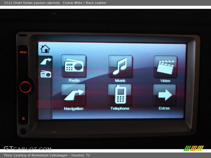 Crystal White / Black Leather 2012 Smart fortwo passion cabriolet