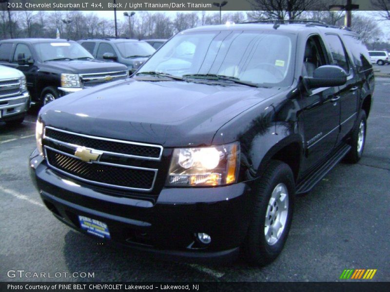 Black / Light Titanium/Dark Titanium 2012 Chevrolet Suburban LT 4x4