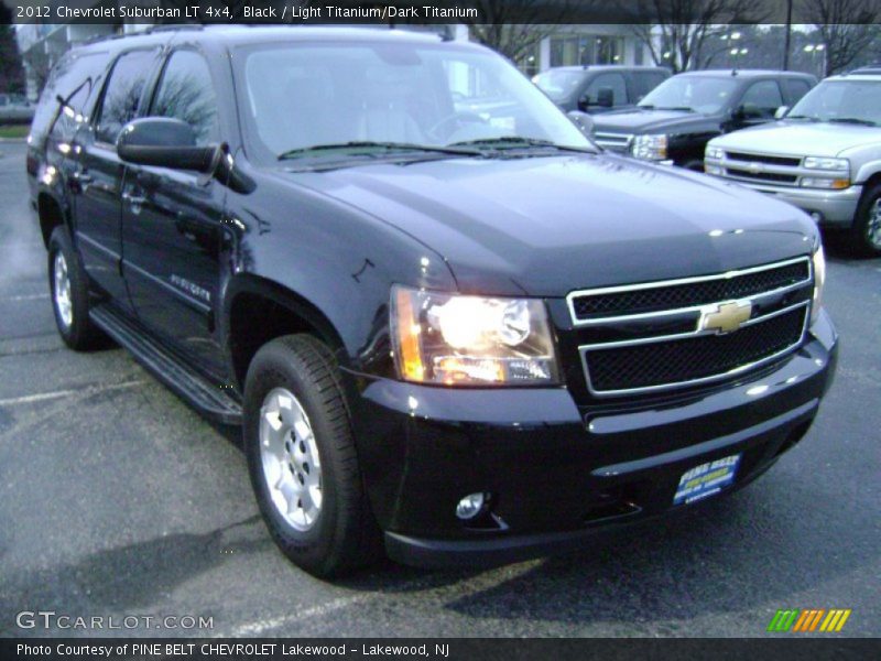 Black / Light Titanium/Dark Titanium 2012 Chevrolet Suburban LT 4x4