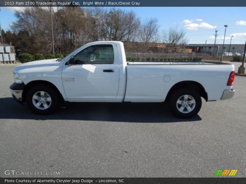 Bright White / Black/Diesel Gray 2013 Ram 1500 Tradesman Regular Cab